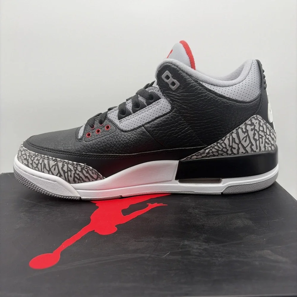 Size 11 - Jordan 3 Retro OG Mid Black Cement (854262-001)